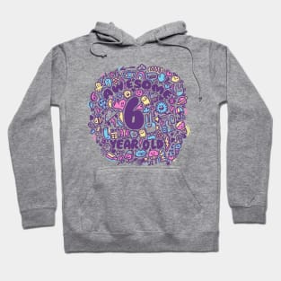 Awesome 6th Birthday Tee Hoodie